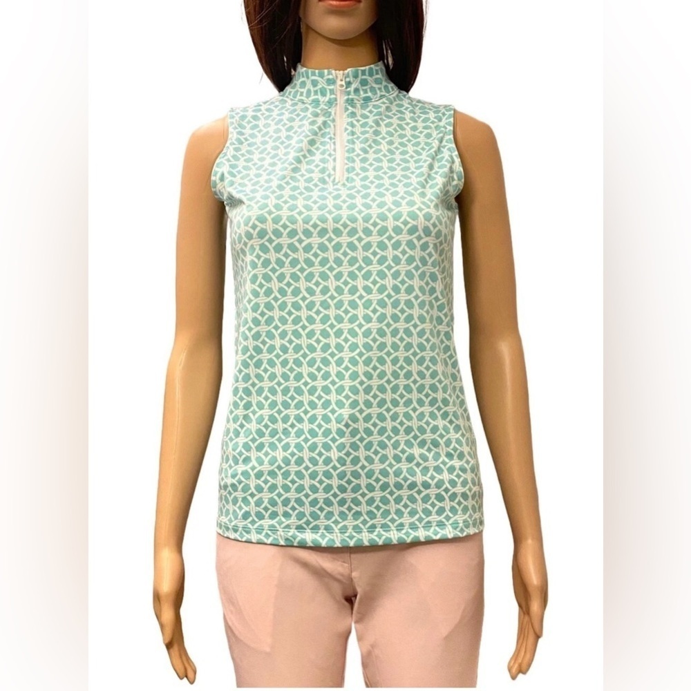 Tommy Bahama Womens Golf & Tennis 1/4 Zip Sleeveless Top Quick Dry Size XS - NWT